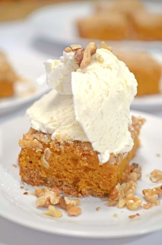 Pumpkin Bars With Spice Cake Mix