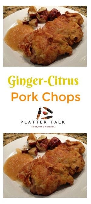 Ginger-Citrus Pofrk Chops make for an easy family meal, full of flavor and easy on budget to boot!