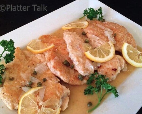 A plate of chicken