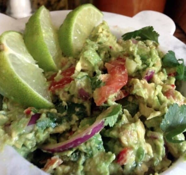 A bowl of Guacamole