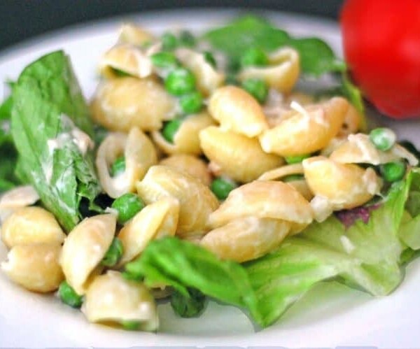 A plate of food, with Salad