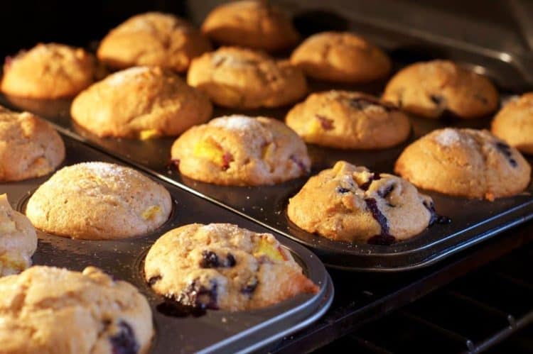 Muffins in a muffin pan