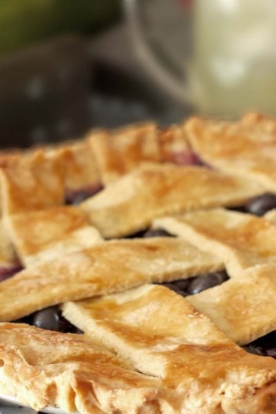 Homemade Blueberry Pie