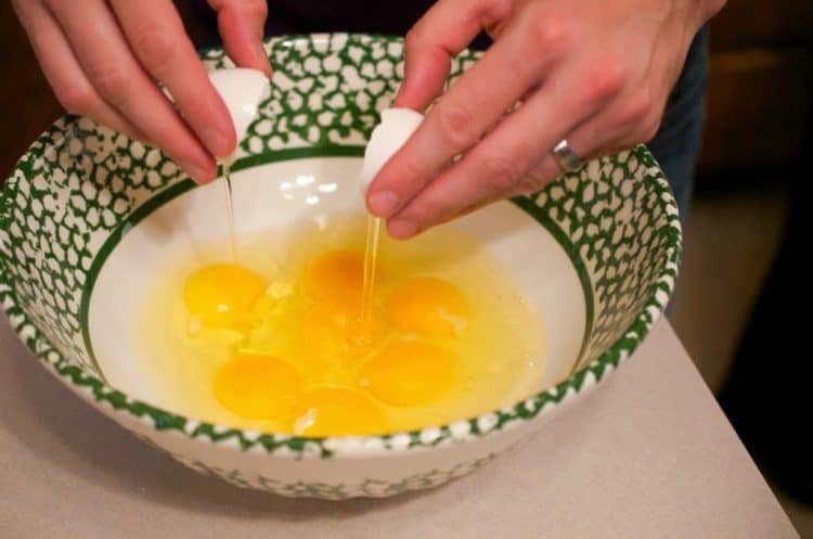 eggs in a bowl