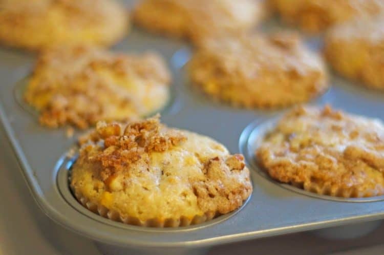 muffins in a muffin tray