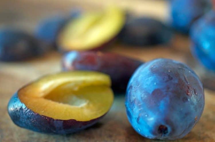 A close up of a fruit.