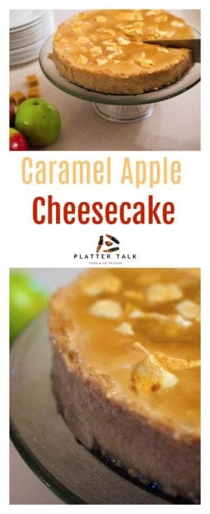 Caramel Apple Cheesecake.