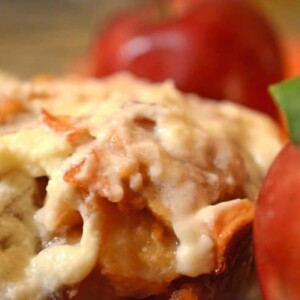 Apple fritter bread.