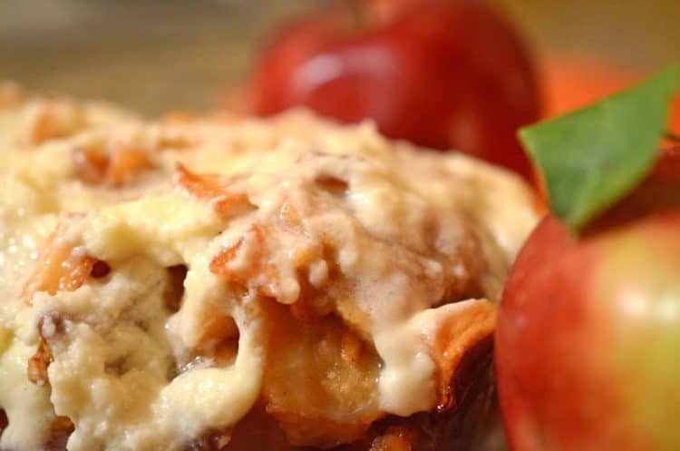 Apple fritter bread.