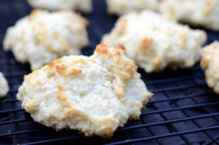 biscuits on a cooling rack