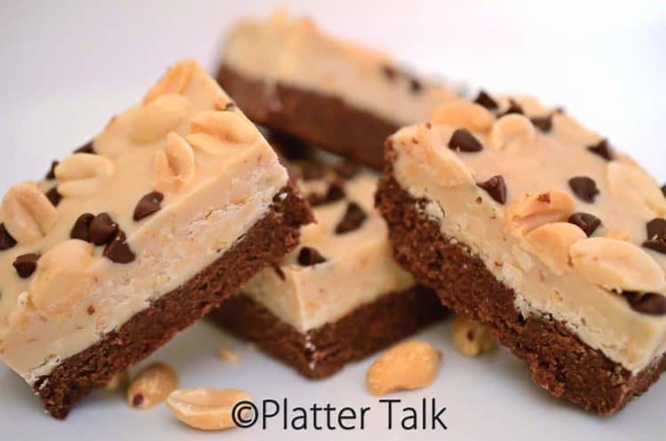 chocolate hazelnut candy bars stacked on a plate