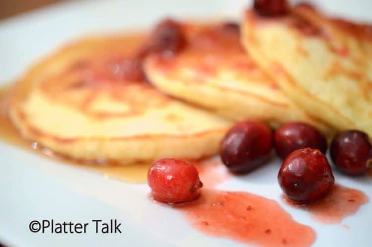 pancakes on a plate