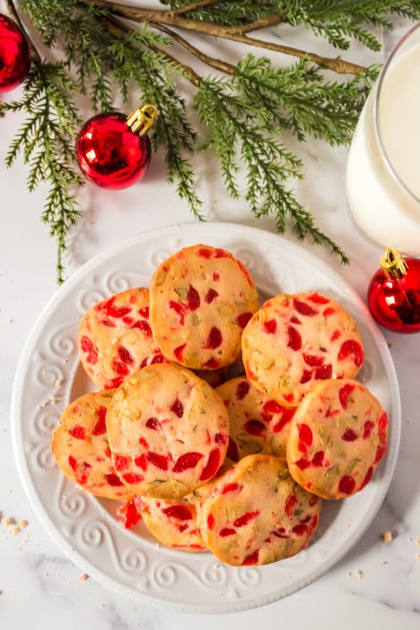Cherry Christmas Cookies - Platter Talk