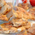 A bunch of peanut brittle.
