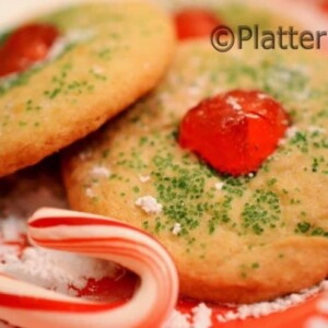 a few cherry holiday cookies.