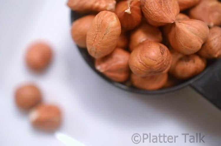 hazelnuts in a bowl