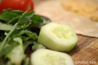 slices of cucumber