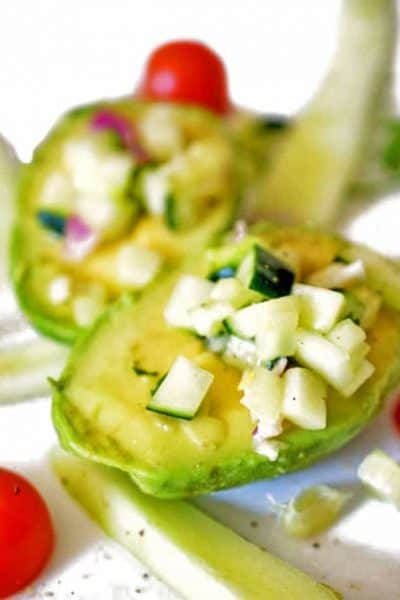 Avocado Cucumber Salad