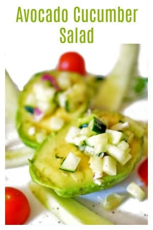 This avocado cucumber salad from Platter Talk is the perfect way to enjoy lunch while keeping it on the healthy side! Simple to make, impress yourself and a lunch date with this fresh and uplifting recipe.