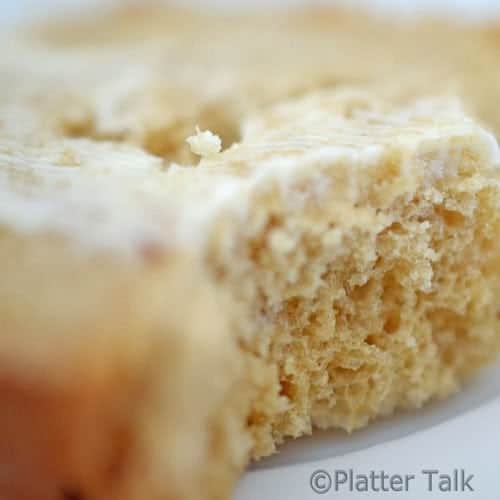 A close up of a piece of Swedish limpa bread 