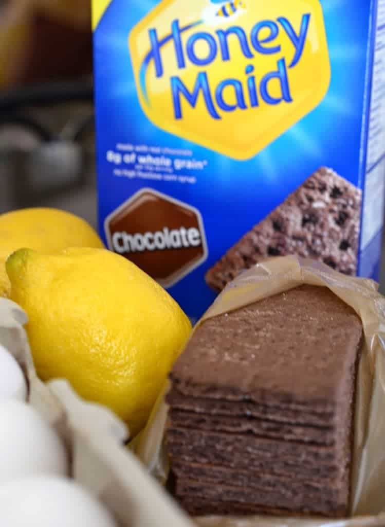 Honey Maid chocolate graham crackers and lemons