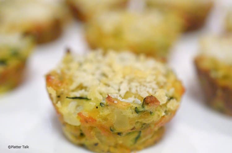 Zucchini Tots Platter Talk