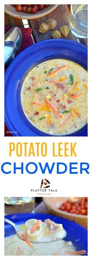 Potato leek chowder.