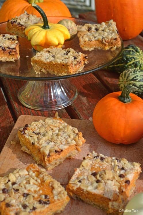 Food on a table, with Pumpkin