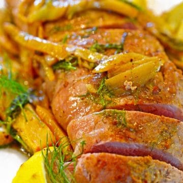 Pork Tenderloin on a plate