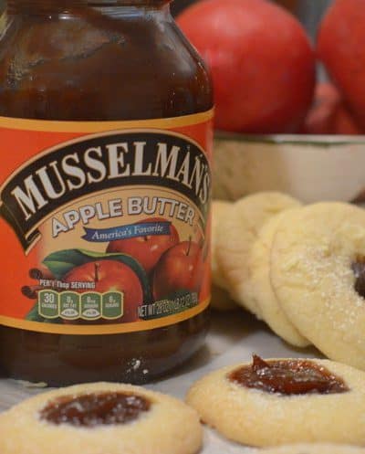 Scottish Tea Cookies with Apple Butter