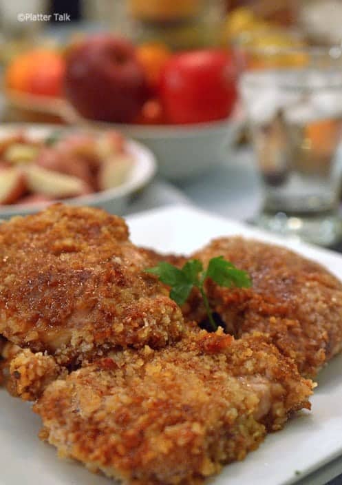 Apple Butter Dredged Pork Cutlets - Platter Talk