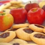 A tray of apple butter cookies.