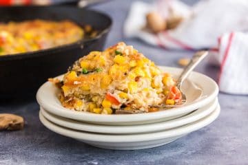 Scalloped Corn Casserole - Thanksgiving Corn Recipe - Platter Talk