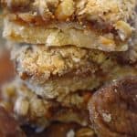 fig bars recipe on platter talk food blog.