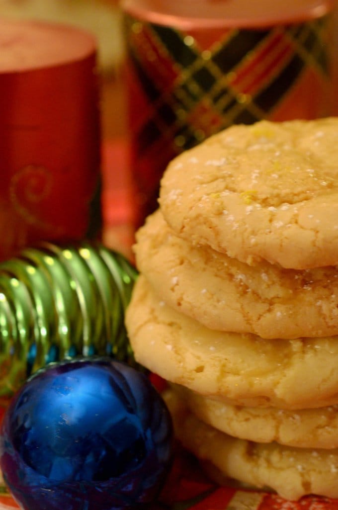 A close up of food on a table, with Cookies