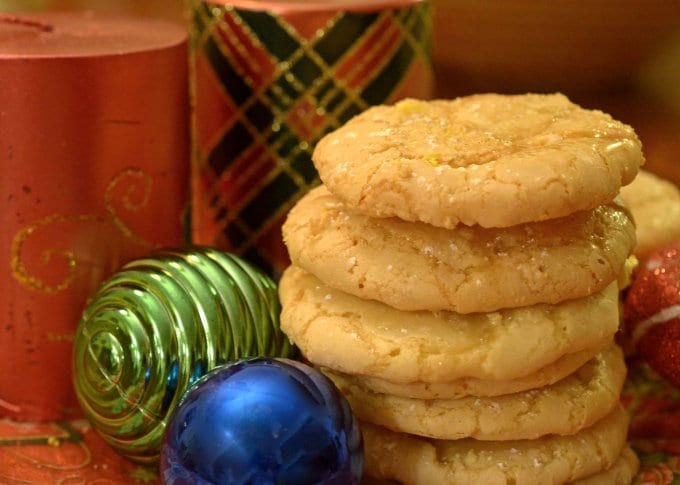 A close up of food on a table, with Cookies