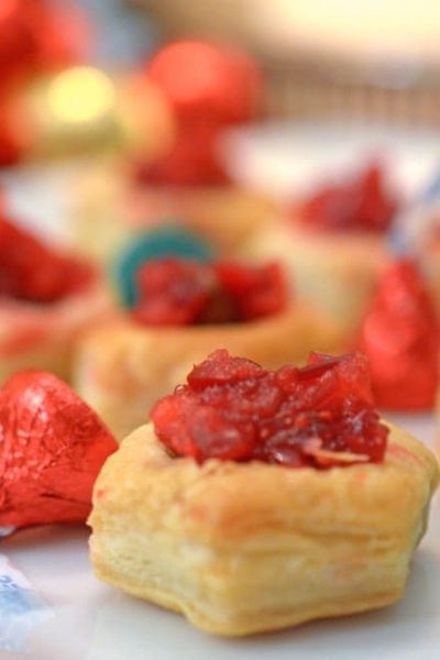 Puffed Cranberry Kisses