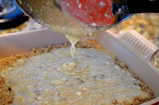 banana cake mixture 