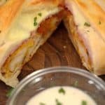Crispy Chicken Cordon Bleu Stromboli