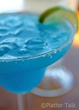 A close up of a margarita