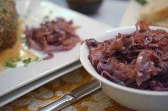 Make this cabbage and bacon side dish soon.