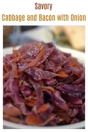 A plate of food, with Cabbage 