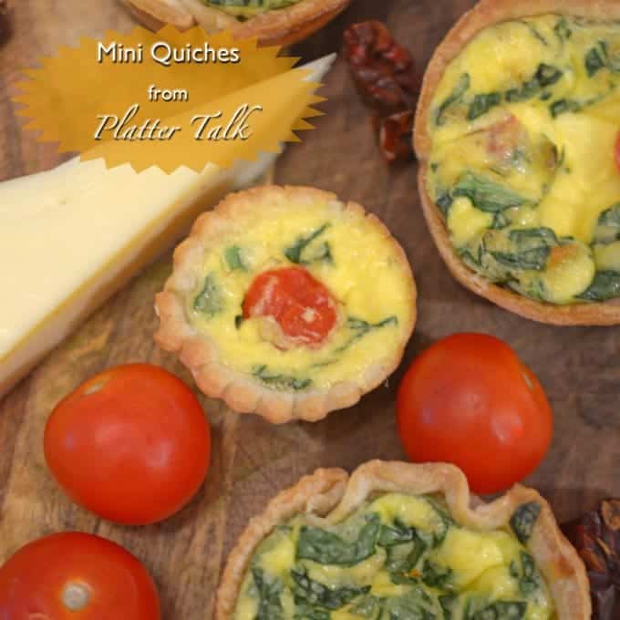 mini quiche close up