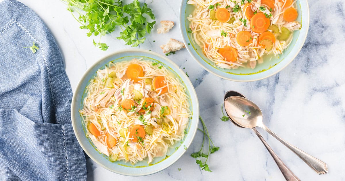 Lipton Noodle Soup Cooking Hack with Rotisserie Chicken Platter Talk