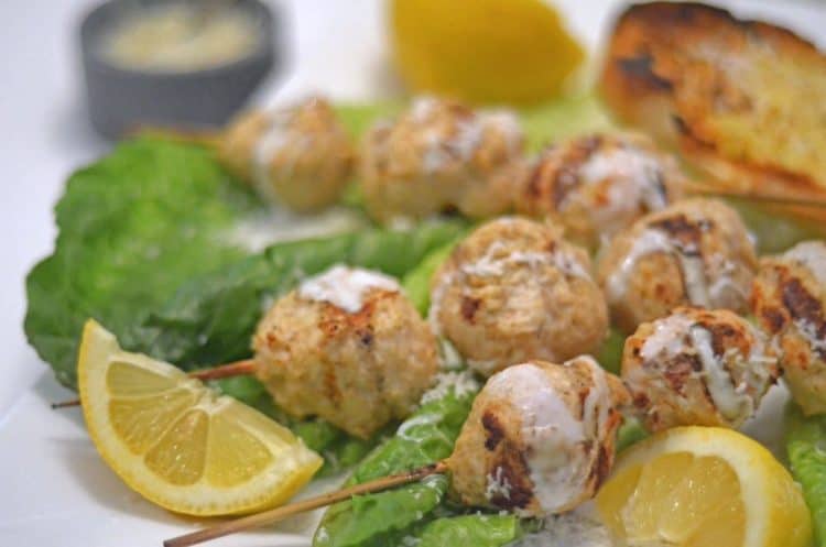 Chicken Caesar Kebabs from Platter Talk