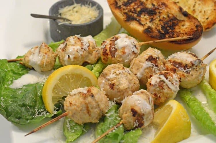 Chicken Caesar Kebabs from Platter Talk