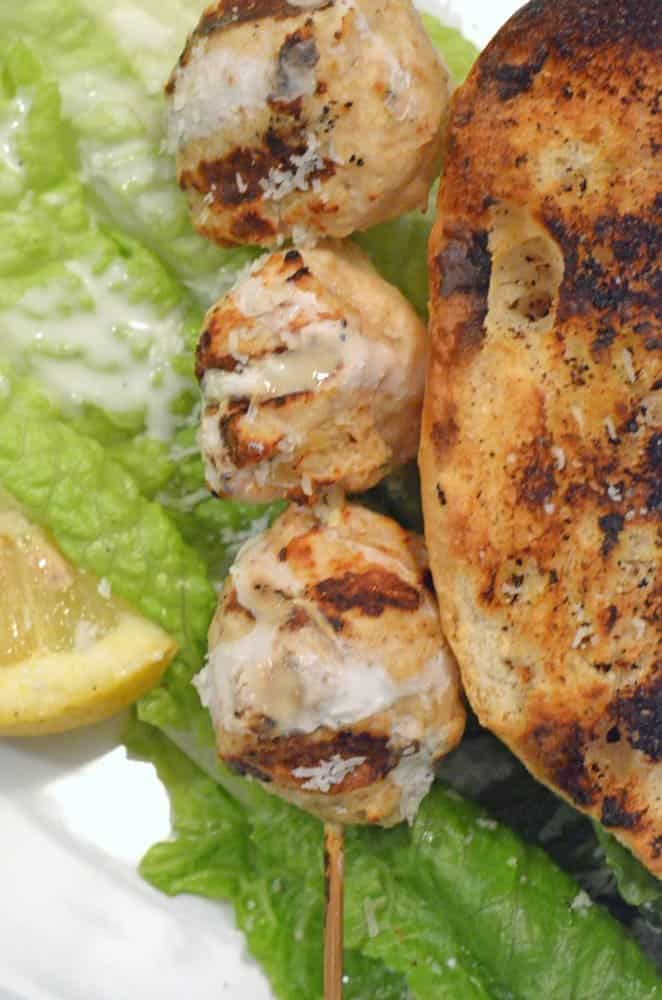 Chicken Caesar Kebabs from Platter Talk