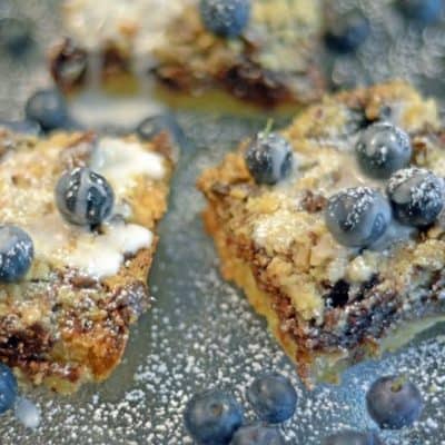 Blueberry Chocolate Streusel Bars