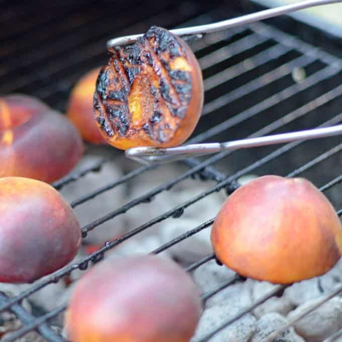 Griled Peach Crisps