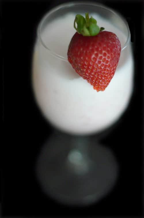 Greek Yogurt Strawberry Bellini